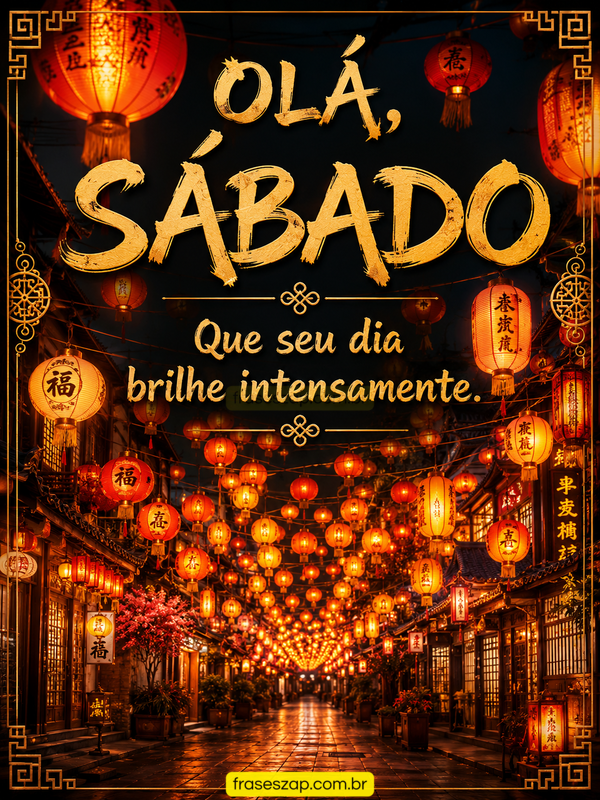 Imagem de sábado para compartilhar no WhatsApp