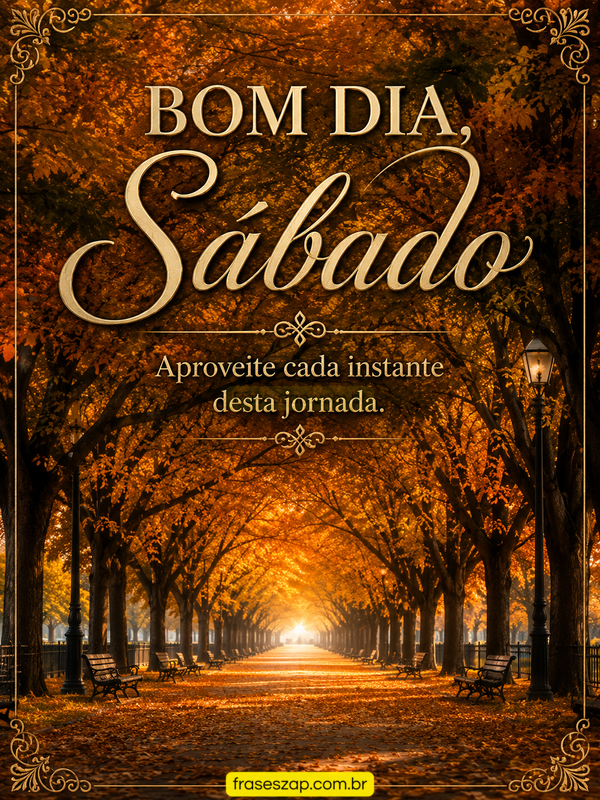 Imagem de sábado para compartilhar no WhatsApp