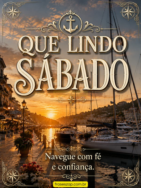Imagem de sábado para compartilhar no WhatsApp