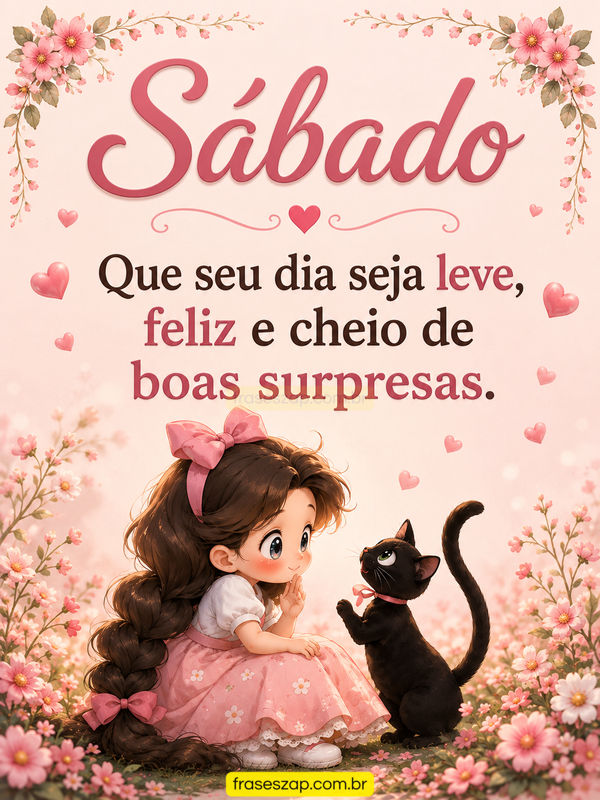 Imagem de sábado para compartilhar no WhatsApp