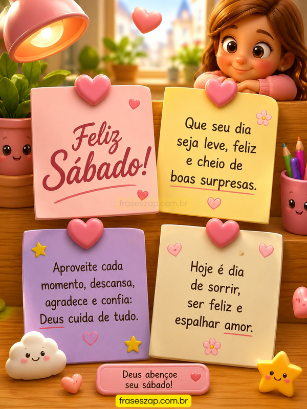 Imagem de sábado para compartilhar no WhatsApp