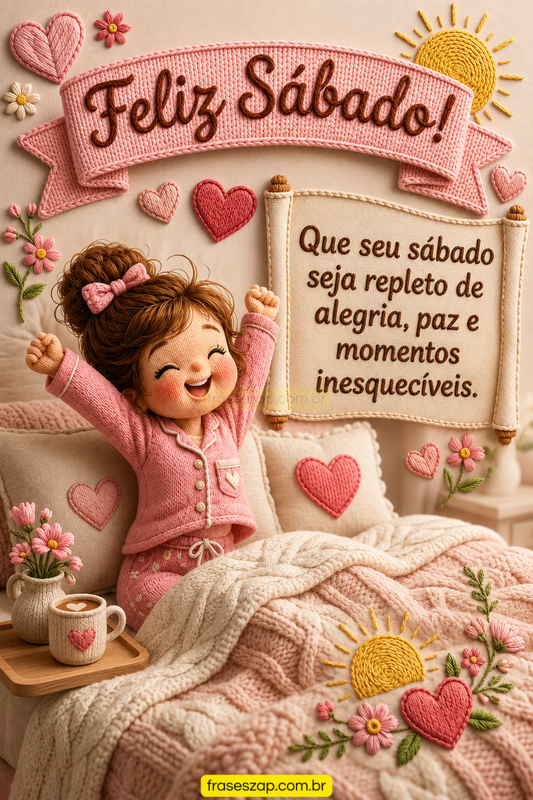 Imagem de sábado para compartilhar no WhatsApp