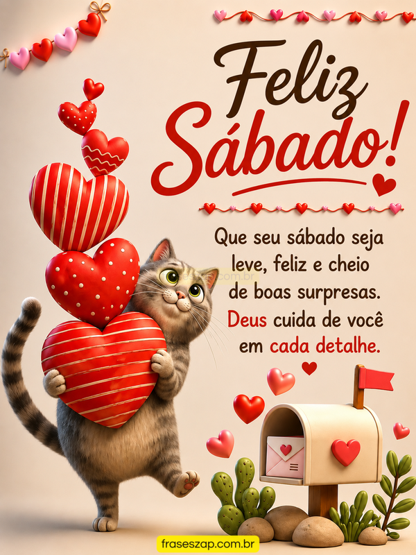 Imagem de sábado para compartilhar no WhatsApp