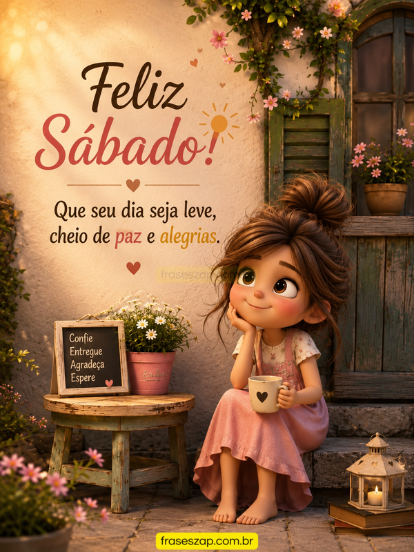 Imagem de sábado para compartilhar no WhatsApp