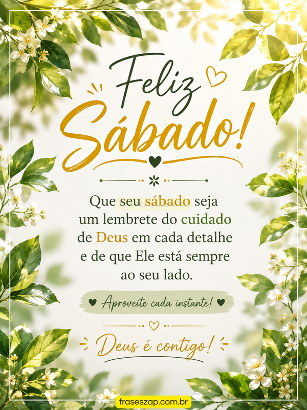 Imagem de sábado para compartilhar no WhatsApp