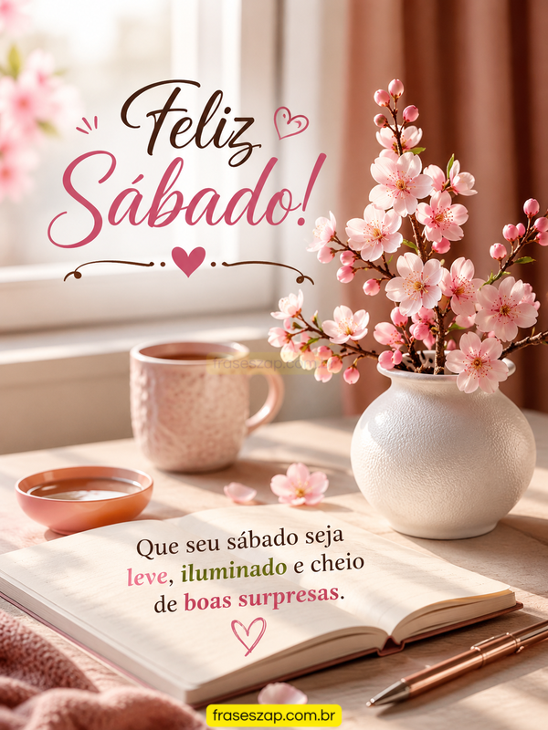 Imagem de sábado para compartilhar no WhatsApp