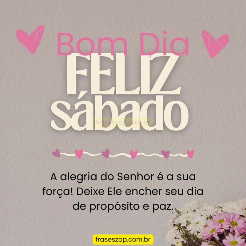 Imagem de sábado para compartilhar no WhatsApp