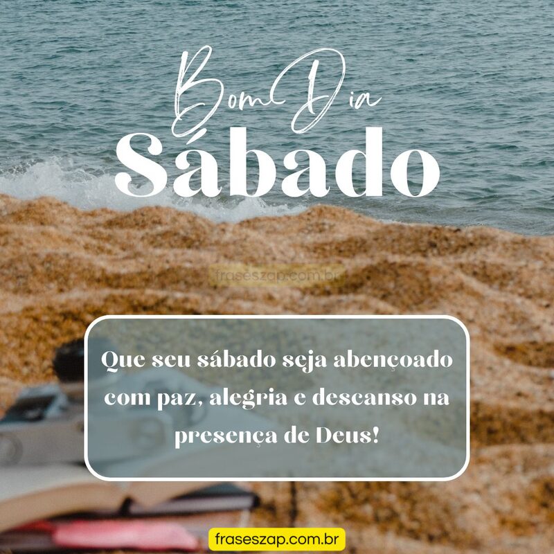 Imagem de sábado para compartilhar no WhatsApp