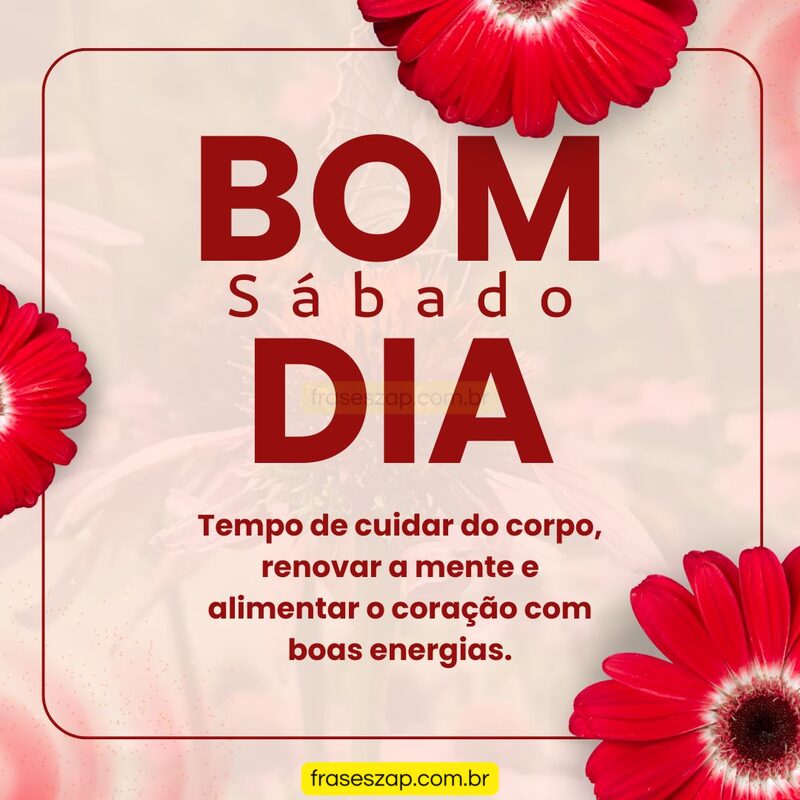 Imagem de sábado para compartilhar no WhatsApp