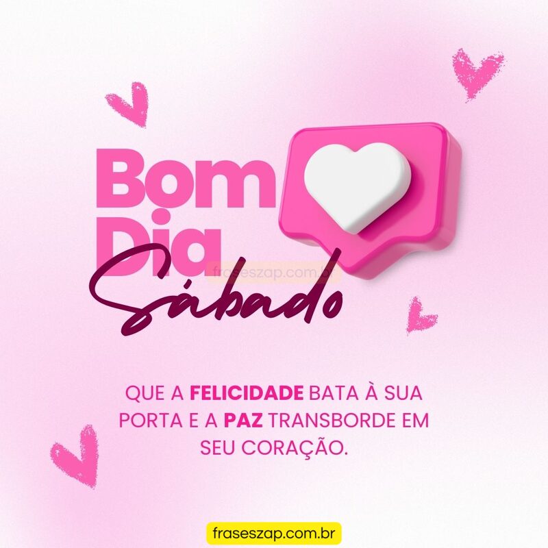 Imagem de sábado para compartilhar no WhatsApp