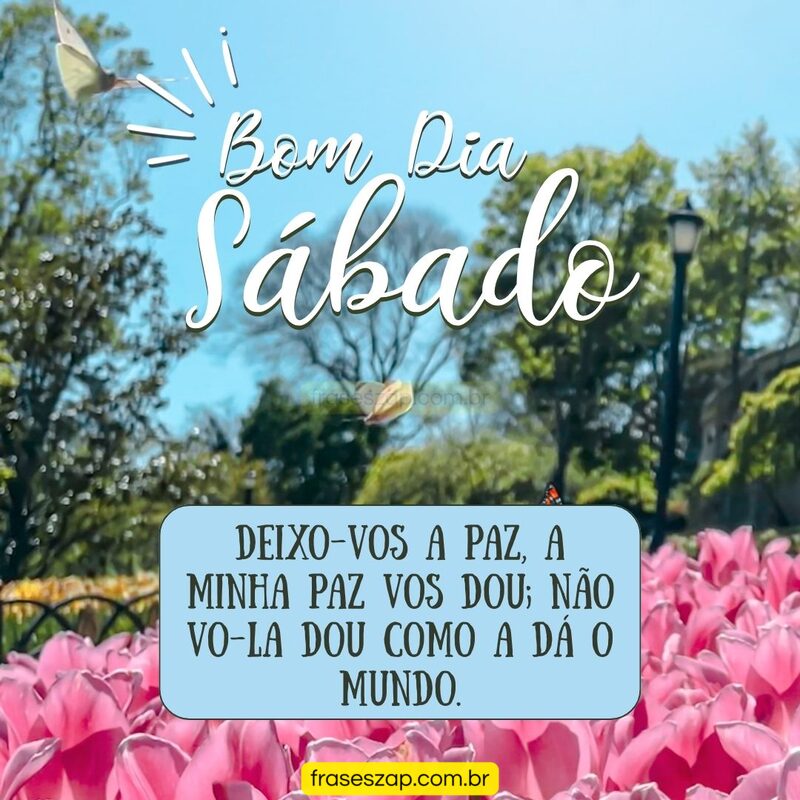 Imagem de sábado para compartilhar no WhatsApp