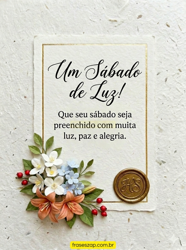 Imagem de sábado para compartilhar no WhatsApp