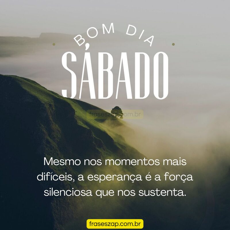 Imagem de sábado para compartilhar no WhatsApp