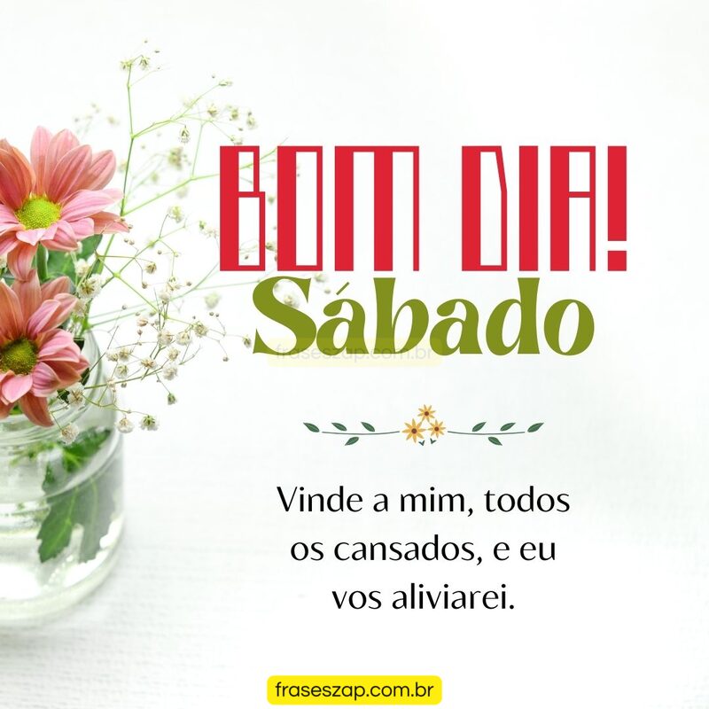 Imagem de sábado para compartilhar no WhatsApp