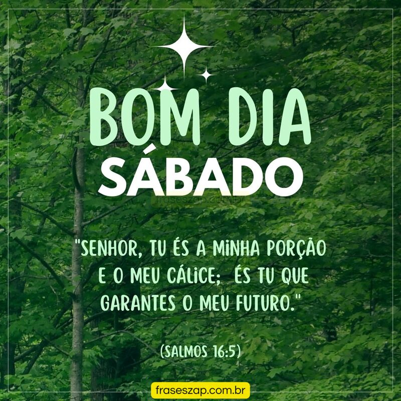 Imagem de sábado para compartilhar no WhatsApp