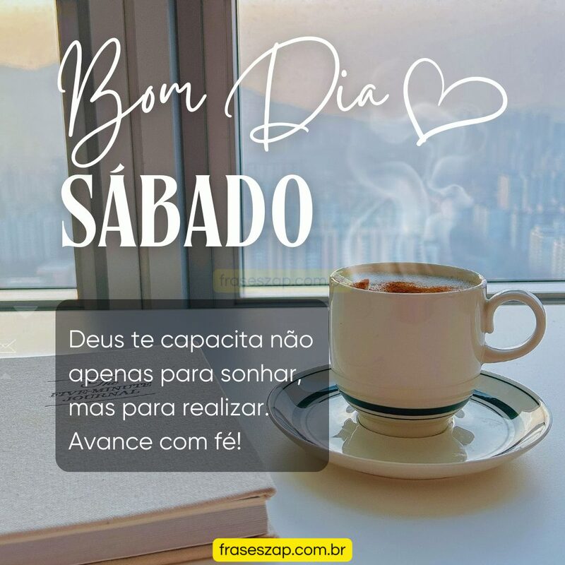 Imagem de sábado para compartilhar no WhatsApp