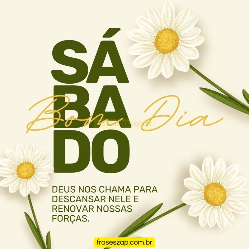 Imagem de sábado para compartilhar no WhatsApp