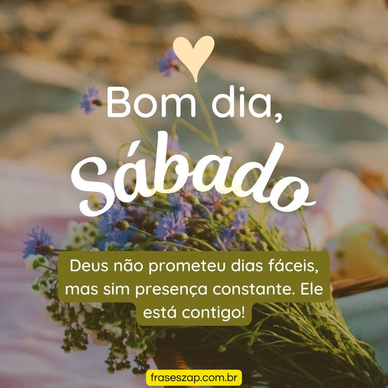 Imagem de sábado para compartilhar no WhatsApp