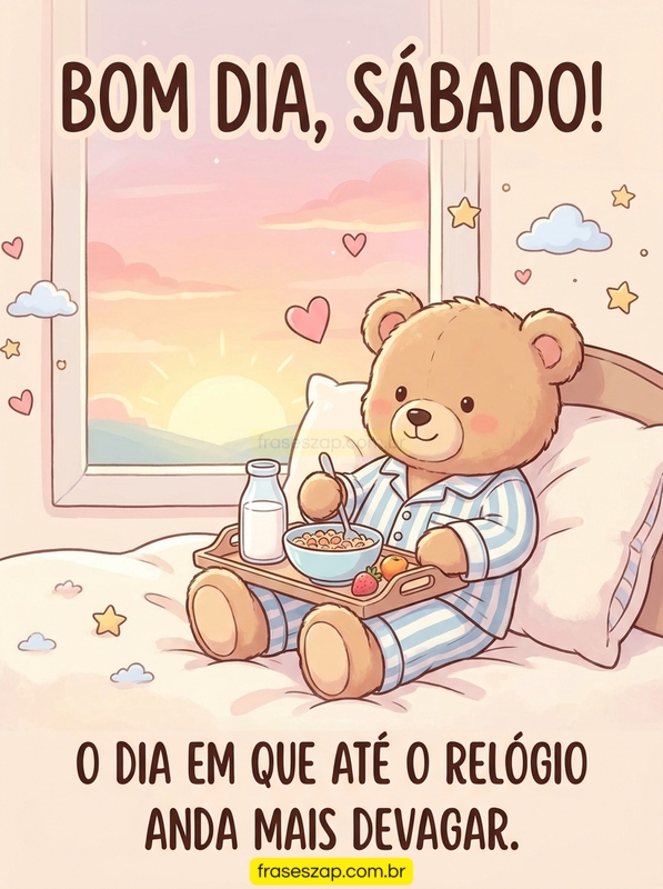 Imagem de sábado para compartilhar no WhatsApp