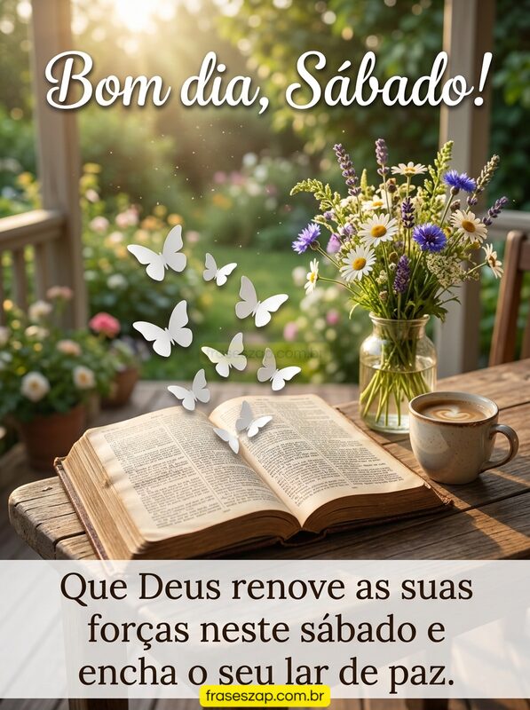 Imagem de sábado para compartilhar no WhatsApp