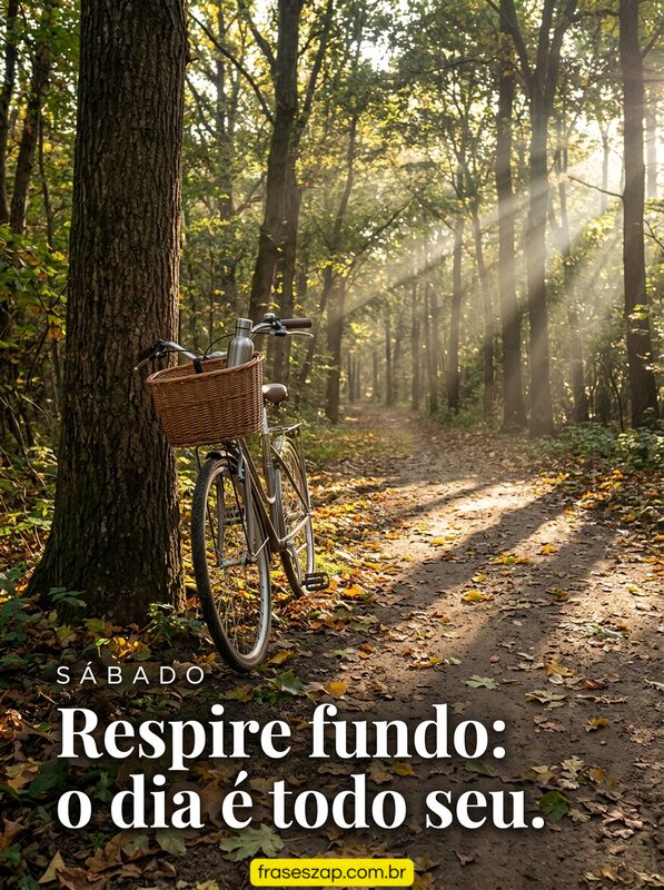 Imagem de sábado para compartilhar no WhatsApp