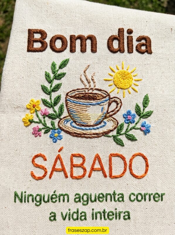 Imagem de sábado para compartilhar no WhatsApp