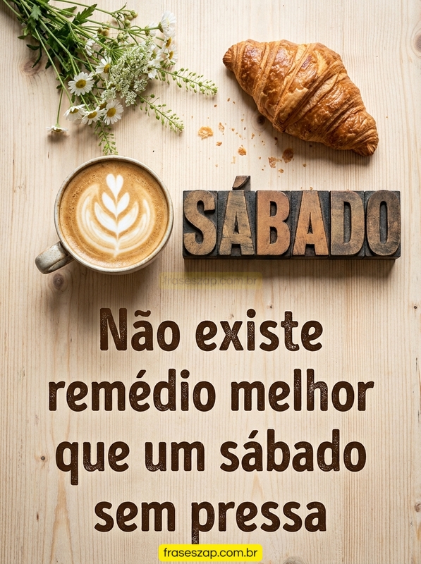 Imagem de sábado para compartilhar no WhatsApp