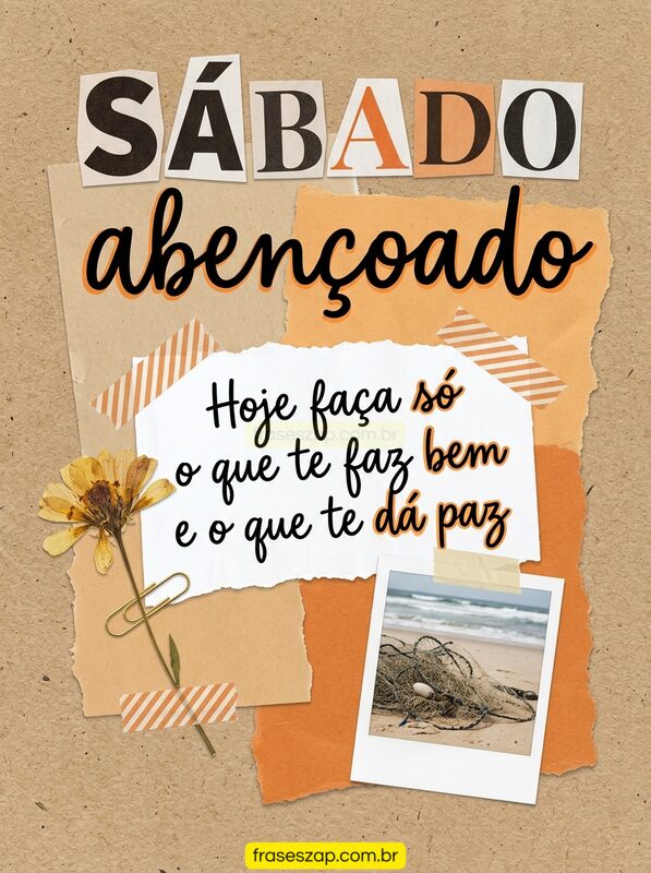 Imagem de sábado para compartilhar no WhatsApp