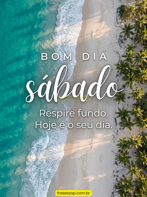 Imagem de sábado para compartilhar no WhatsApp