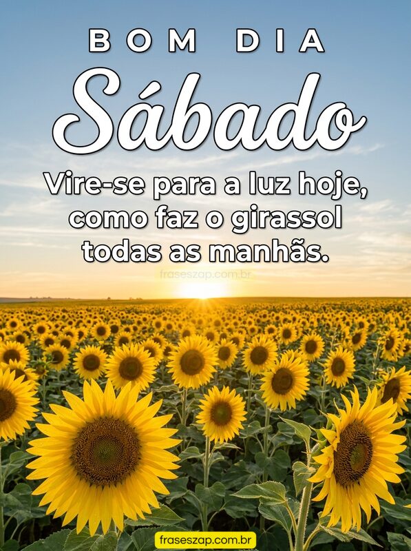 Imagem de sábado para compartilhar no WhatsApp