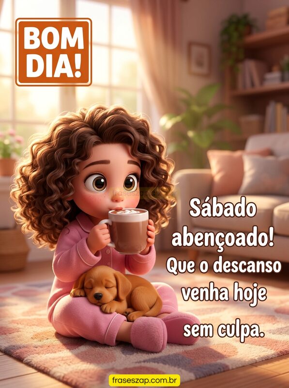 Imagem de sábado para compartilhar no WhatsApp