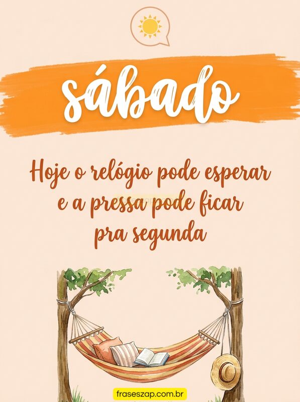 Imagem de sábado para compartilhar no WhatsApp