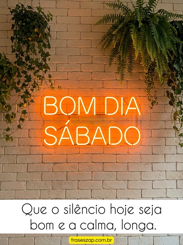 Imagem de sábado para compartilhar no WhatsApp