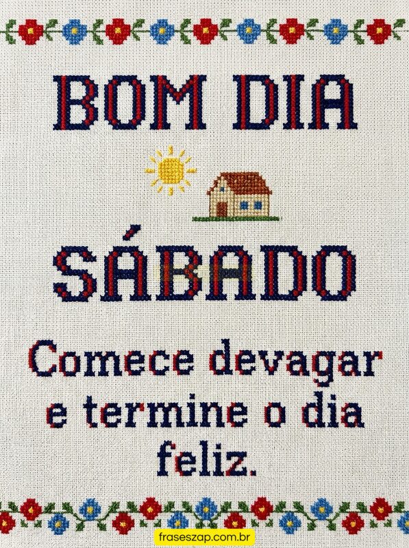 Imagem de sábado para compartilhar no WhatsApp