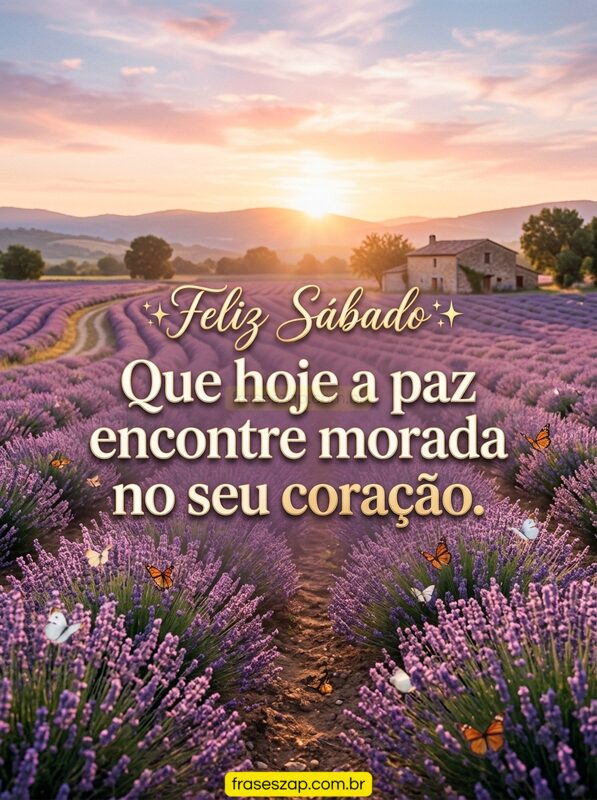 Imagem de sábado para compartilhar no WhatsApp
