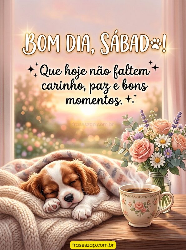 Imagem de sábado para compartilhar no WhatsApp