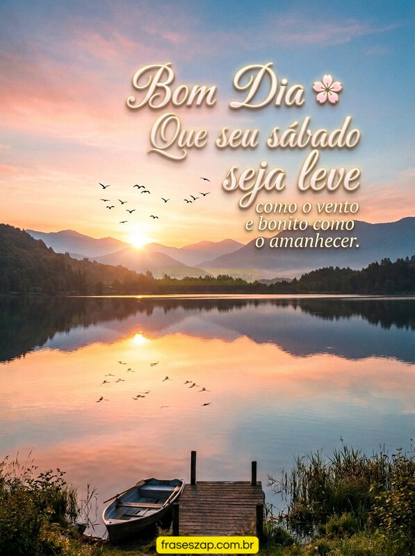 Imagem de sábado para compartilhar no WhatsApp