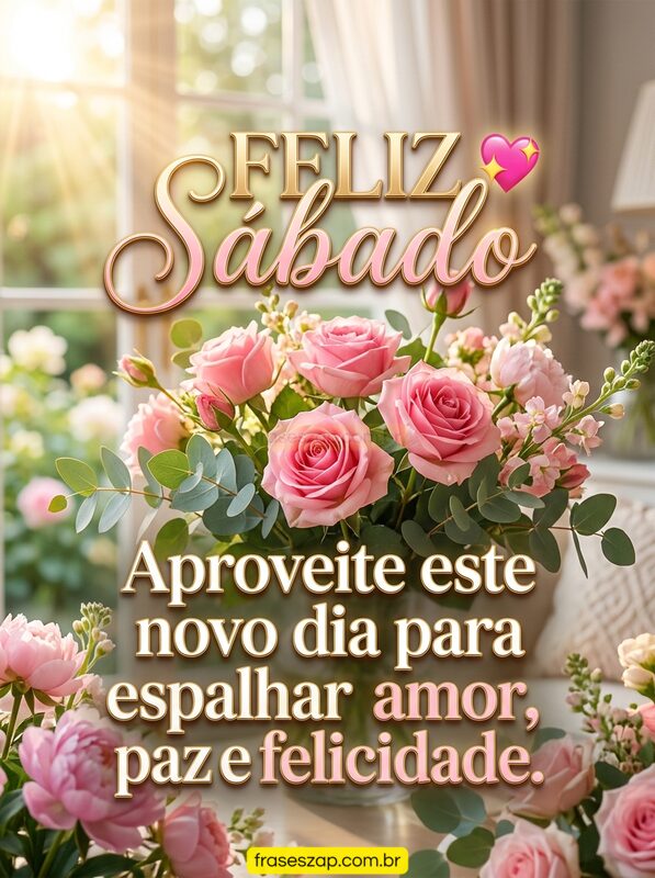 Imagem de sábado para compartilhar no WhatsApp