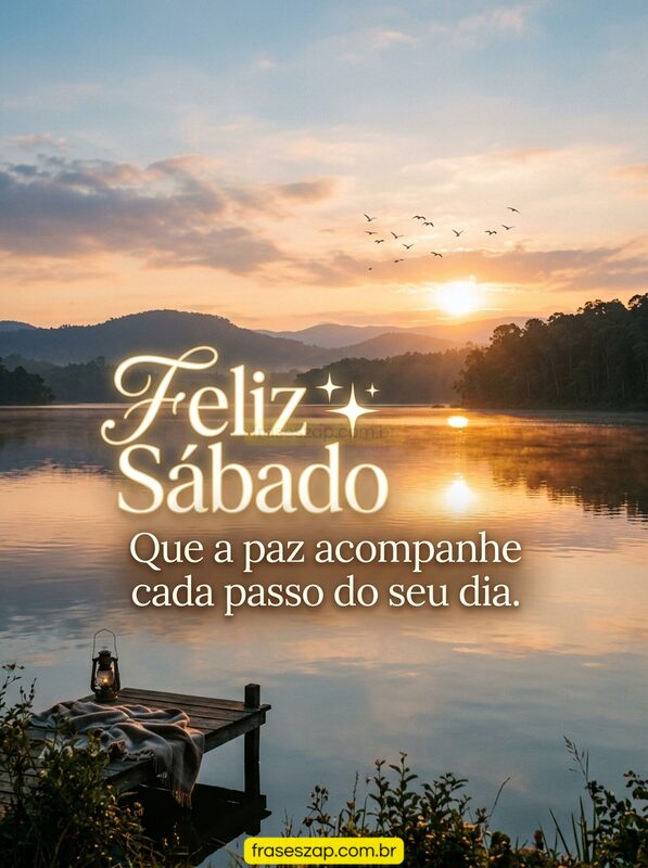 Imagem de sábado para compartilhar no WhatsApp