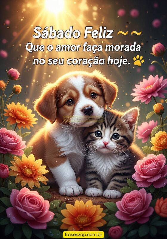 Imagem de sábado para compartilhar no WhatsApp