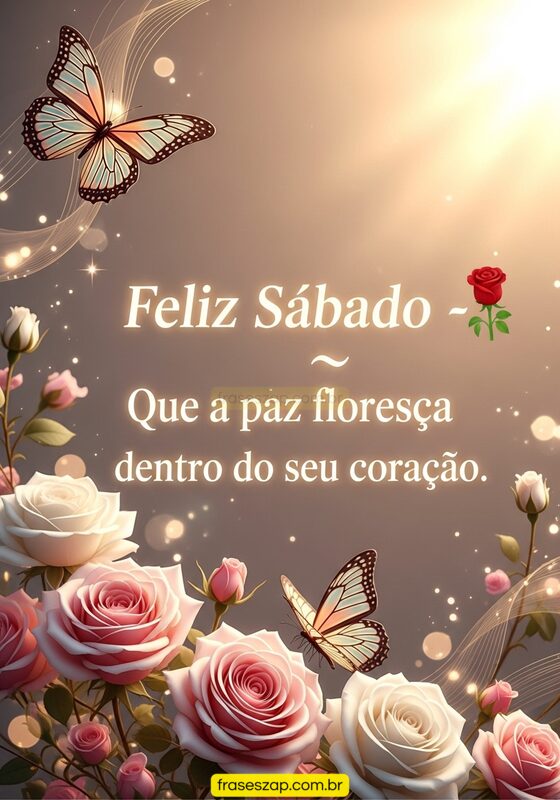 Imagem de sábado para compartilhar no WhatsApp