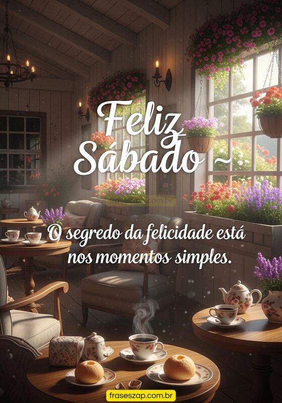 Imagem de sábado para compartilhar no WhatsApp