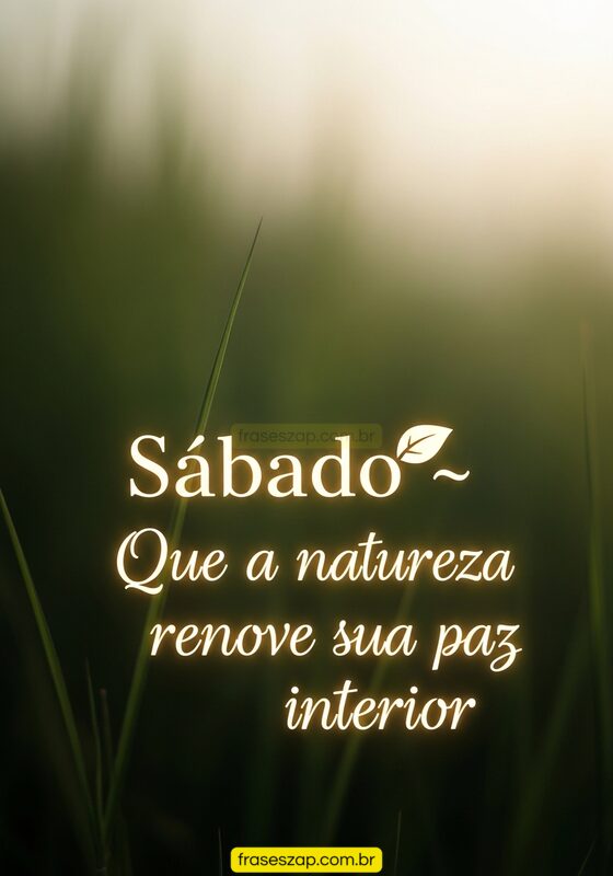 Imagem de sábado para compartilhar no WhatsApp