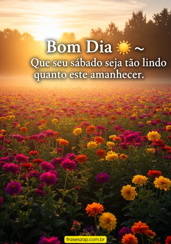 Imagem de sábado para compartilhar no WhatsApp