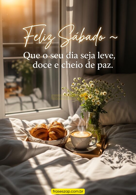 Imagem de sábado para compartilhar no WhatsApp