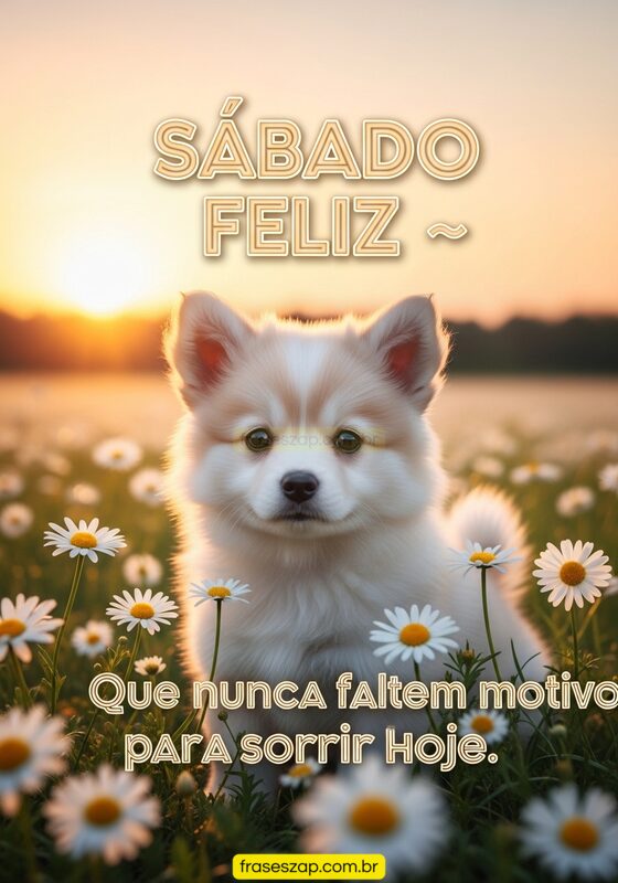 Imagem de sábado para compartilhar no WhatsApp