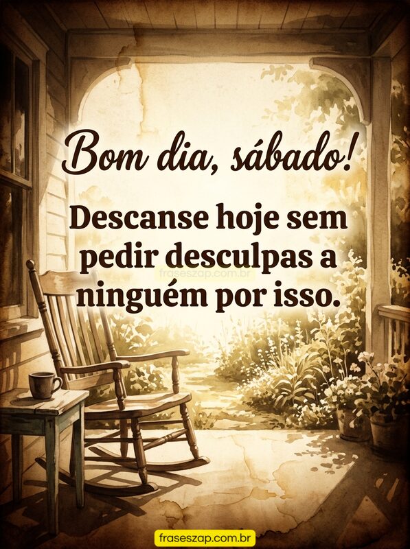 Imagem de sábado para compartilhar no WhatsApp