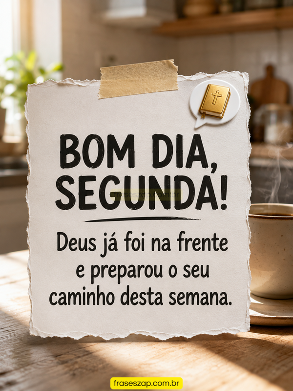 Imagem de segunda-feira para compartilhar no WhatsApp