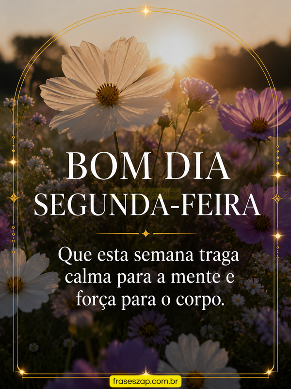 Imagem de segunda-feira para compartilhar no WhatsApp