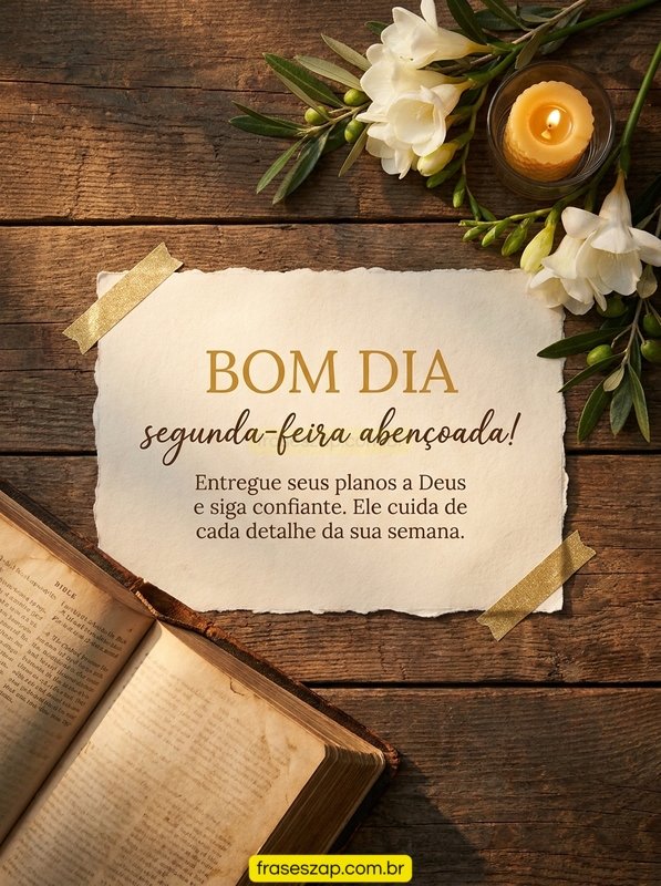 Imagem de segunda-feira para compartilhar no WhatsApp